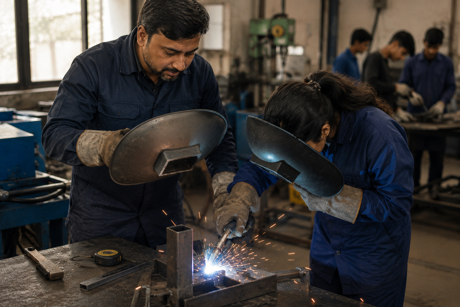 Fabrication workshop welding project steel